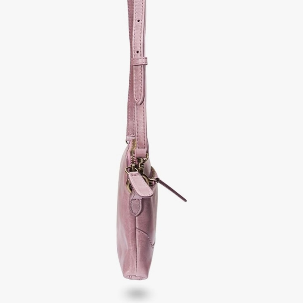 Nwt. Frye Olivia crossbody wallet orchid - Picture 5 of 9